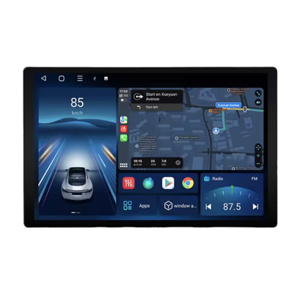 Opgrader din Suzuki SX4 S-Cross 2012-2017 med en 9” Android bilradio. Få trådløs Apple CarPlay, Android Auto, GPS-navigation, og krystalklar lyd. Kompatibel med ratbetjening og bagkamera.